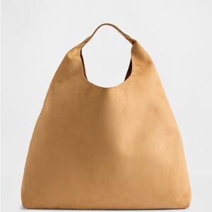 Gap Suede Honey Vegan Suede Slouchy Tote Bag
